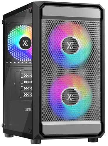 Корпус XASTRA A303M 3FRGB [A303M-2FC14F-1FC12F] черный thumb 1
