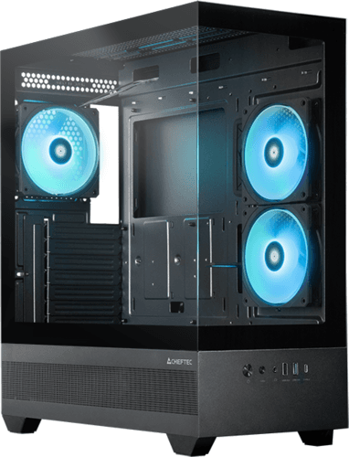 Корпус Chieftec VISTA GT-01B-OP  черный thumb 1