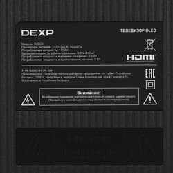 DEXP 55" (139 см) Телевизор DEXP 55OCG черный, фото 5