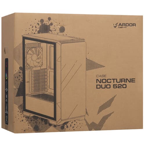 Корпус ARDOR GAMING Nocturne Duo 520  черный thumb 16