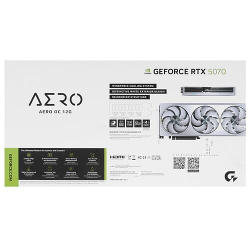 GIGABYTE Видеокарта GIGABYTE GeForce RTX 5070 AERO OC [GV-N5070AERO OC-12GD], фото 11