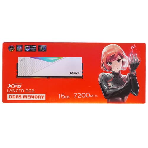XPG (ADATA) Оперативная память ADATA XPG Lancer RGB [AX5U7200C3416G-CLARWH] 16 ГБ, фото 5
