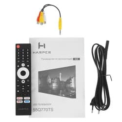 Harper 55" (138 см) Телевизор Harper 55Q770TS черный, фото 10
