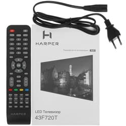 Harper 43" (109 см) Телевизор Harper 43F720T черный, фото 10