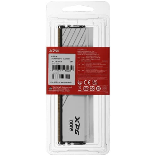XPG (ADATA) Оперативная память ADATA XPG Lancer Blade RGB [AX5U6000C3616G-SLABRWH] 16 ГБ, фото 4