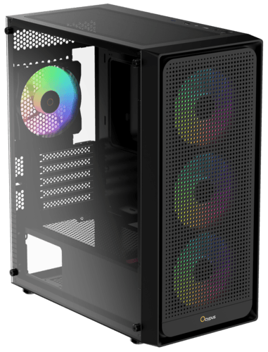Корпус Ocypus Gamma C50 ARGB [Gamma-C50-BKG400XX-GL] черный thumb 1