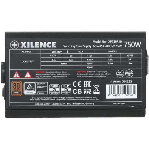 Блок питания Xilence Gaming series XN235 750W [XP750R10] черный thumb 4