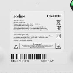 Aceline 32" (80 см) Телевизор Aceline 32HES1W белый, фото 6