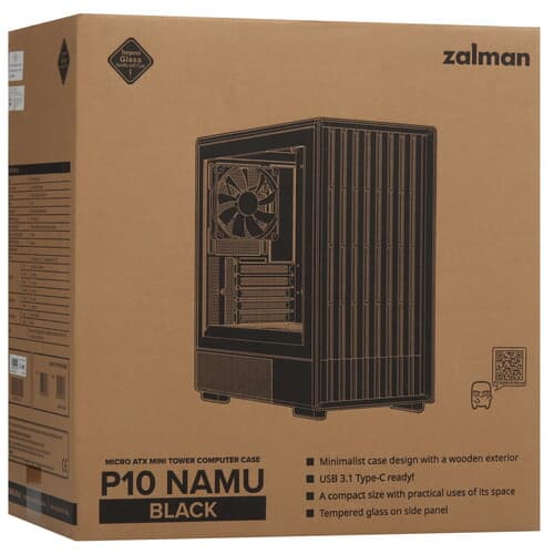 Корпус ZALMAN P10 NAMU [P10 NAMU Black] черный thumb 15