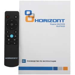 Horizont 32" (80 см) Телевизор Horizont 32LE7052D черный, фото 9