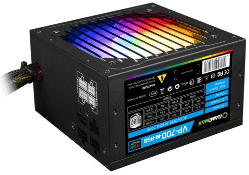 Блок питания GameMax VP-700 Modular RGB [VP-700-M-RGB] черный thumb 1