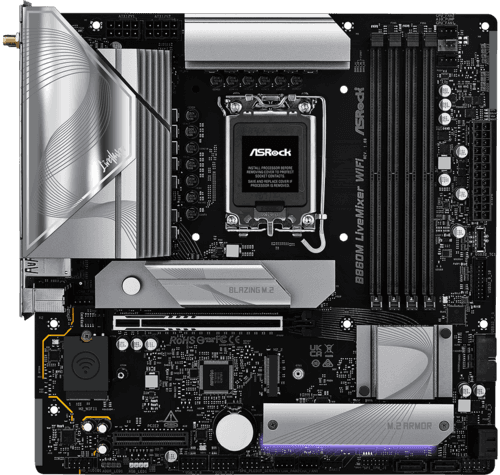Asrock Материнская плата ASRock B860M LiveMixer WiFi