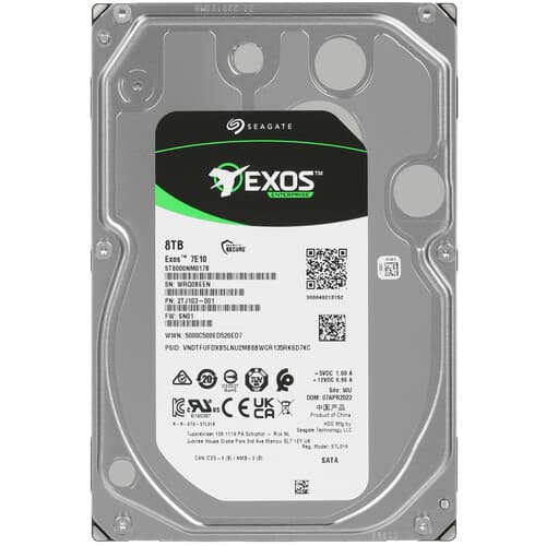 Seagate 8 ТБ Жесткий диск Seagate Exos 7E10 [ST8000NM017B]
