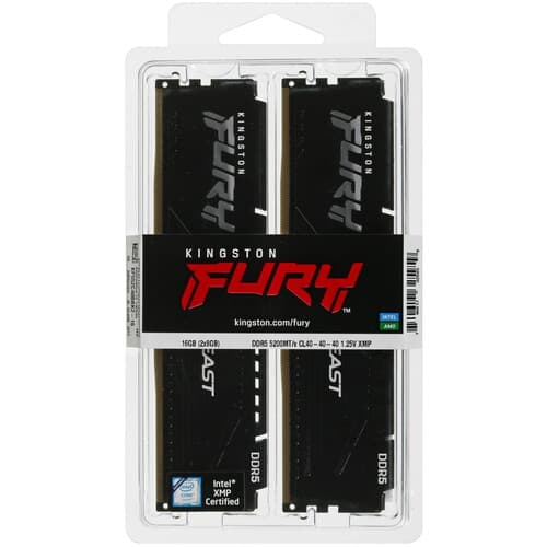Kingston FURY Оперативная память Kingston FURY Beast Black [KF552C40BBK2-16] 16 ГБ, фото 3