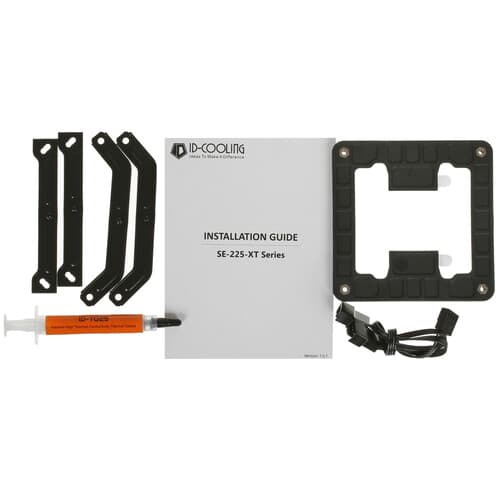 ID-Cooling Кулер для процессора ID-COOLING SE-225-XT BLACK V2 [LGA1700] [SE-225-XT BLACK] черный, фото 8