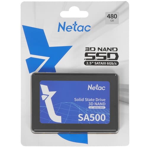 480 ГБ 2.5" SATA накопитель Netac SA500 [NT01SA500-480-S3X] thumb 1
