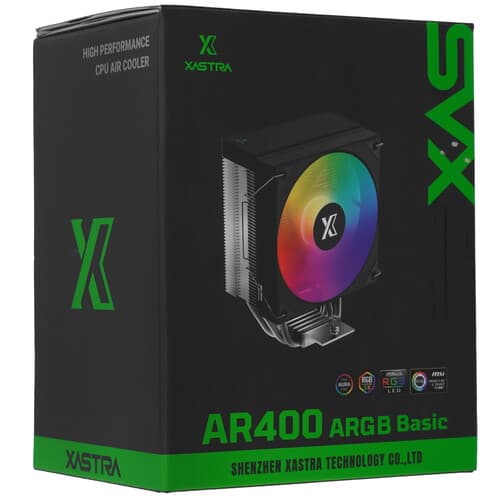 XASTRA Кулер для процессора XASTRA AR400 ARGB Basic [AR400-XXAFPB-GL] черный, фото 13