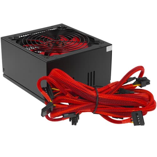 Блок питания GiNZZU PC500 [17132] красный, черный thumb 3