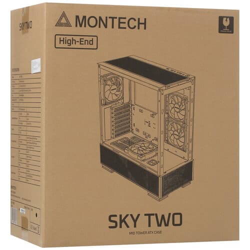 Корпус MONTECH SKY TWO [SKY TWO Black] черный thumb 17