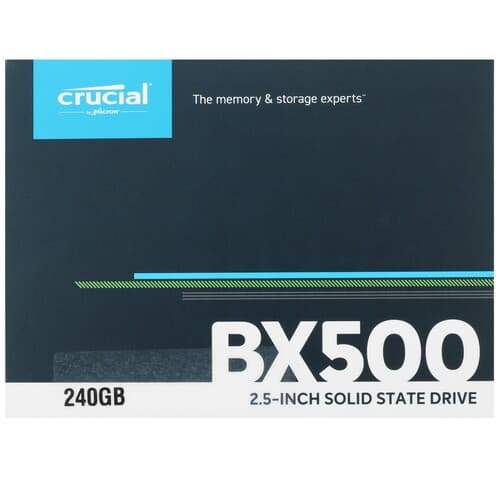 Crucial 240 ГБ 2.5" SATA накопитель Crucial BX500 [CT240BX500SSD1], фото 6