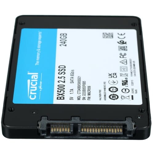 Crucial 240 ГБ 2.5" SATA накопитель Crucial BX500 [CT240BX500SSD1], фото 3