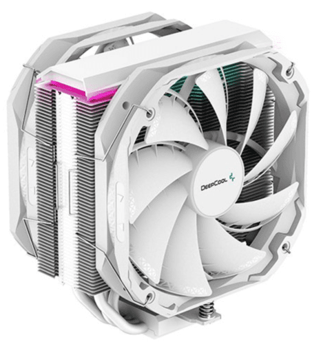 DEEPCOOL Кулер для процессора DEEPCOOL AS500 PLUS WH [LGA1700] [R-AS500-WHNLMP-G] белый