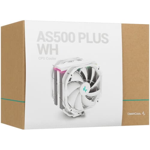DEEPCOOL Кулер для процессора DEEPCOOL AS500 PLUS WH [LGA1700] [R-AS500-WHNLMP-G] белый, фото 13