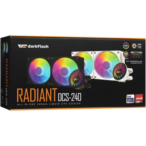 Система охлаждения DarkFlash Radiant DCS 240  белая thumb 11