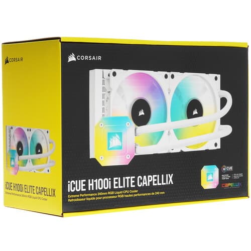 Система охлаждения Corsair iCUE H100i Elite Capellix  белая thumb 12