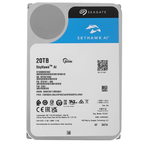 20 ТБ Жесткий диск Seagate SkyHawk AI [ST20000VE003] thumb 1