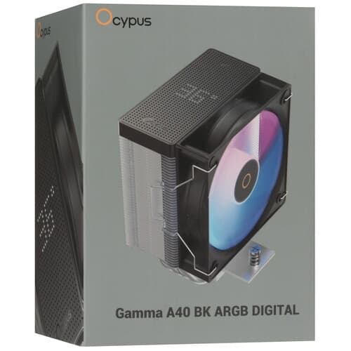 Ocypus Кулер для процессора Ocypus Gamma A40 ARGB Digital [Gamma-A40-BK1NAWD00X-GL] черный, фото 12