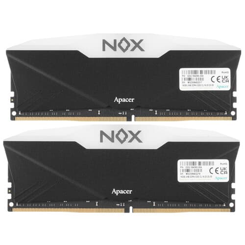 Apacer Оперативная память Apacer NOX RGB [AH4U32G32C28YNBAA-2] 32 ГБ, фото 2