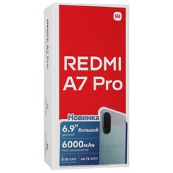 Xiaomi 6.9" Смартфон Xiaomi REDMI A7 Pro 64 ГБ голубой, фото 12