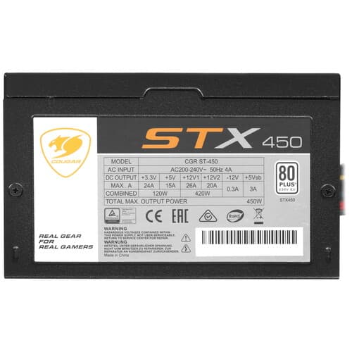 Блок питания Cougar STX 450W [CGR ST-450] черный thumb 4