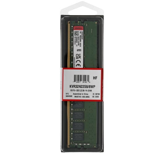 Kingston Оперативная память Kingston ValueRAM [KVR32N22S8/8WP] 8 ГБ, фото 3