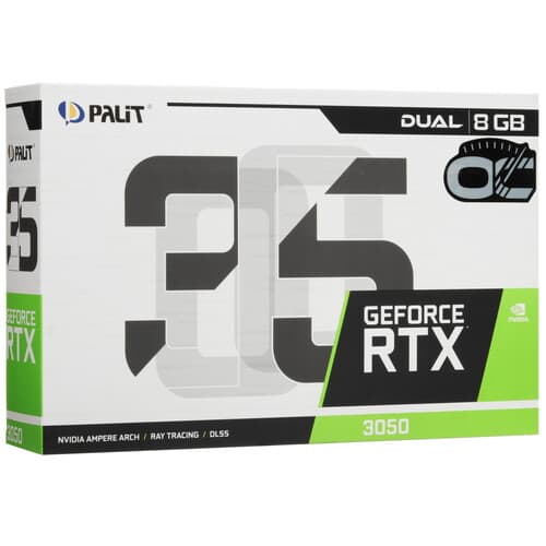 Palit Видеокарта Palit GeForce RTX 3050 Dual OC V1 [NE63050S18P1-1070D], фото 10