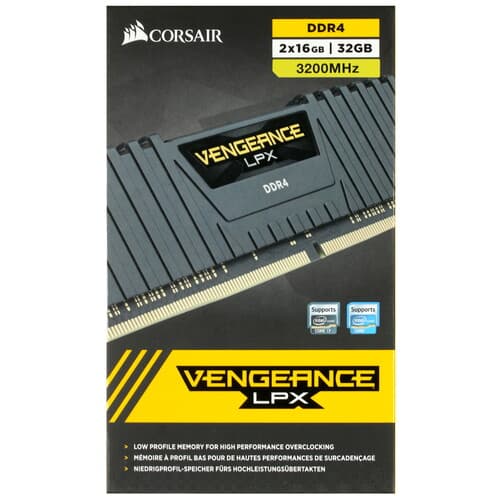 Corsair Оперативная память Corsair Vengeance LPX [CMK32GX4M2E3200C16] 32 ГБ, фото 4