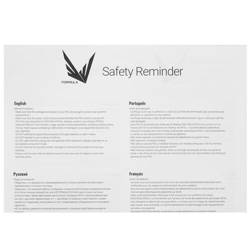 Блок питания Formula V Line FX-650 [PZH1155BN91R0-01] черный thumb 7