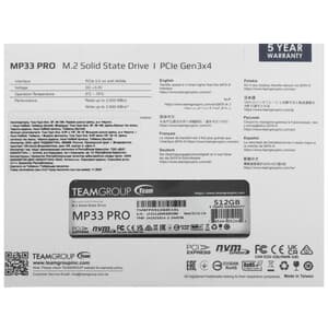512 ГБ M.2 NVMe накопитель TEAMGROUP MP33 PRO [TM8FPD512G0C101] thumb 3