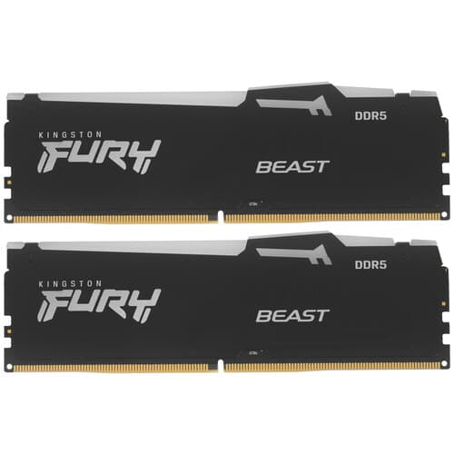 Kingston FURY Оперативная память Kingston FURY Beast Black RGB [KF560C36BBE2AK2-32] 32 ГБ