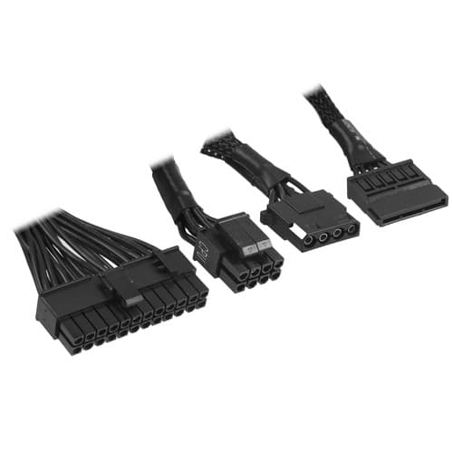 Блок питания Cooler Master ELITE NEX White 700 230V Black Mesh Cable [MPW-7001-ACBW-BE1] черный thumb 5