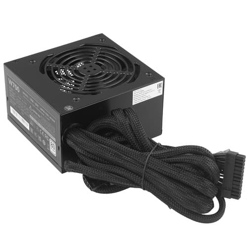 Блок питания Cooler Master ELITE NEX White 700 230V Black Mesh Cable [MPW-7001-ACBW-BE1] черный thumb 1