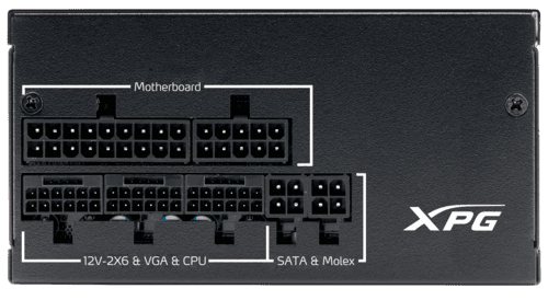 Блок питания ADATA XPG PYMCORE 850W [PYMCORE850G-BKCEU] черный thumb 11