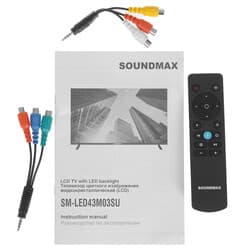 Soundmax 43" (109 см) Телевизор Soundmax SM-LED43M03SU черный, фото 11