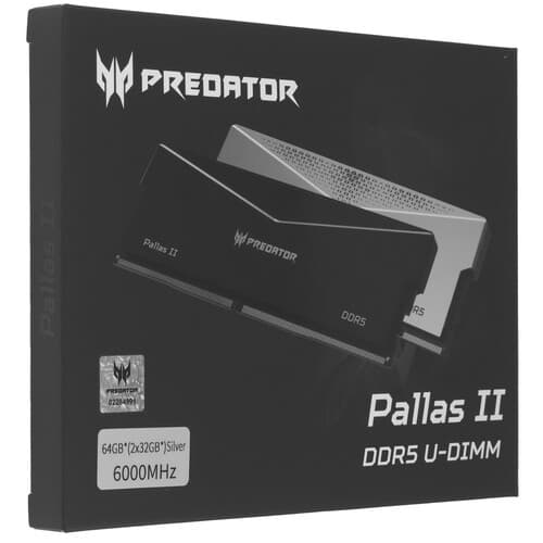 Acer Оперативная память Acer Predator Pallas II [BL.9BWWR.352] 64 ГБ, фото 3