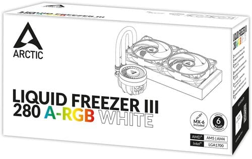 Система охлаждения ARCTIC Liquid Freezer III 280 A-RGB  белая thumb 15