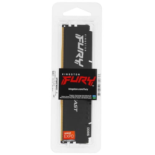 Kingston FURY Оперативная память Kingston Fury Beast Black AMD [KF560C36BBE-8] 8 ГБ, фото 4