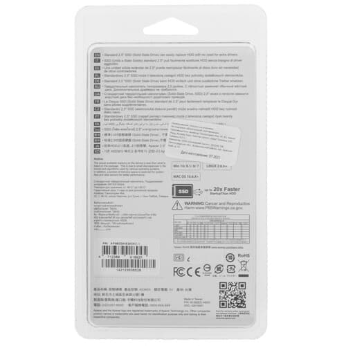 Apacer 960 ГБ 2.5" SATA накопитель Apacer AS340X [AP960GAS340XC-1], фото 2