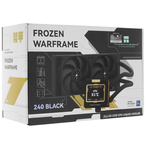 Thermalright Система охлаждения Thermalright Frozen Warframe 240 черная, фото 9