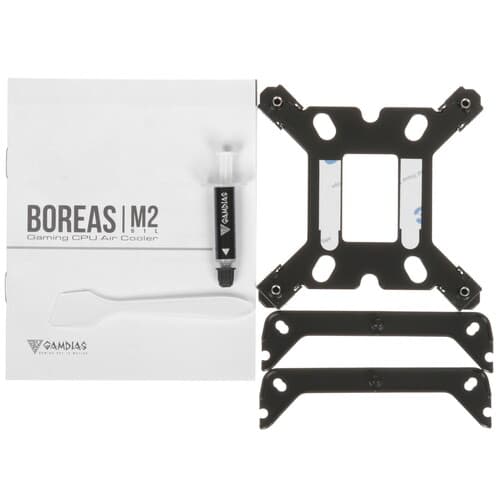 GAMDIAS Кулер для процессора GAMDIAS BOREAS M2-61L [16352-03300-00000-G] черный, фото 10